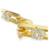 Una Angelic Extender Round Cut, White, Gold-Tone Plated
