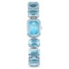 Watch Octagon Cut Bracelet, Blue, Stainless Steel