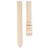Watch Strap 12 Mm (0.47″) Width, Leather, Beige, Rose Gold-Tone Finish Watch Strap 12 Mm (0.47″) Width, Leather, Beige, Rose Gold-Tone Finish